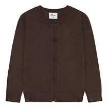 BIRKHOLM Strik Cardigan Chokolade Brun